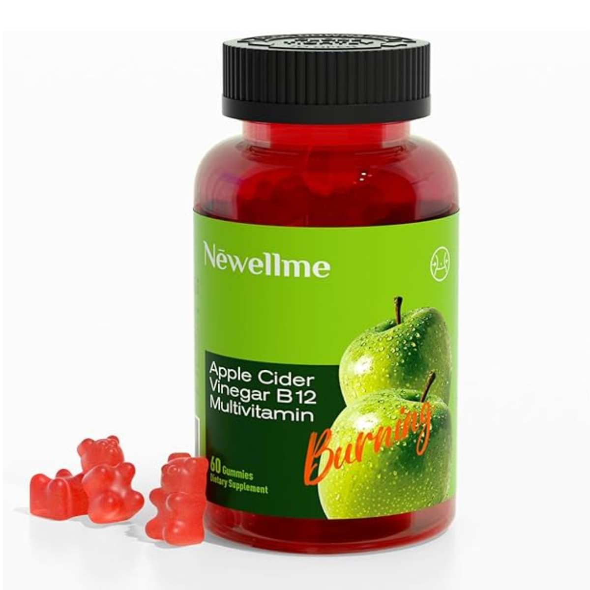NEWELLME Gomitas de vinagre de manzana B12